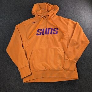 Nike Men's Orange Suns Pullover Hoodie